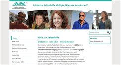 Desktop Screenshot of multiple-sklerose-e-v.de